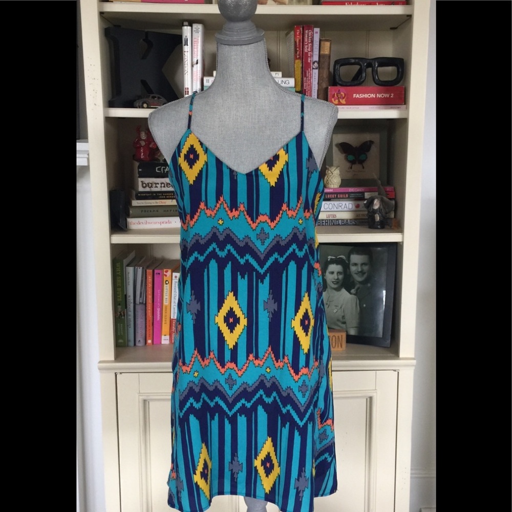 Dina Be Aztec Print Dress